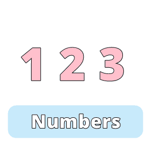Spanish vocabulary exercises about the numbers