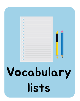 spanish vocabulary lists
