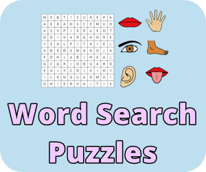 Spanish word search puzzles