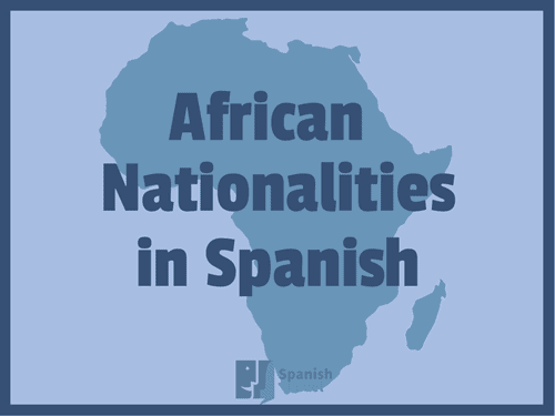 African Nationalities in Spanish