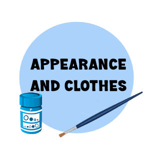 Spanish Coloring Worksheets about Appearance and Clothes