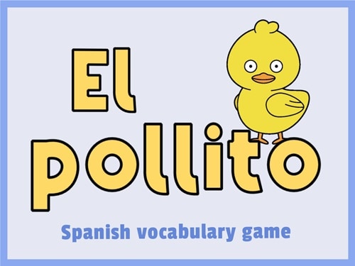 Spanish vocabulary game online