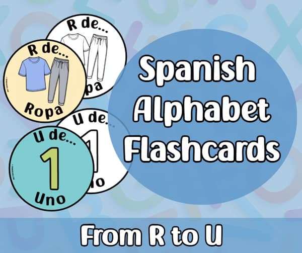 Spanish Alphabet Flashcards PDF 3